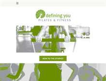 Tablet Screenshot of definingyoufitness.com